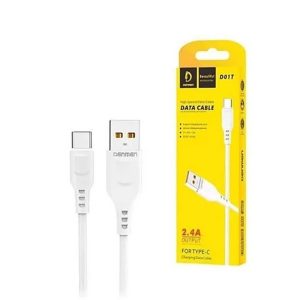 کابل شارژ تایپ سی (USB به TYPE-C) دنمن مدل D01T
